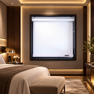Persianas Enrollables Eléctricas WINHOME Serie RB con Pelmet, Diseño Moderno para Ventanas Corredizas, Personalizadas, Importadores OEM ODM - Product Image 1