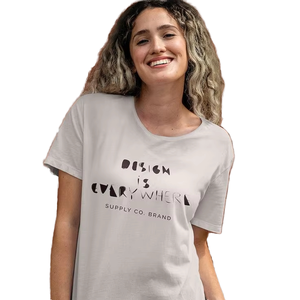 Camiseta prelavada para mujer de alta calidad 100% algodón orgánico Casual estampado manga corta diseño personalizado multicolor asequible - Product Image 2