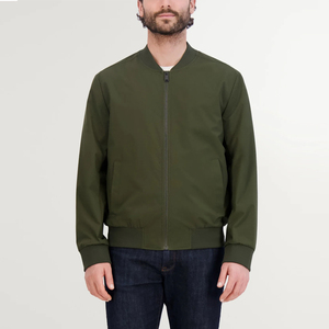 Veste bomber pour homme, prix d'usine, logo personnalisé imprimé, imperméable, pour l'hiver et les activités de plein air, faible quantité minimum de commande. - Product Image 1