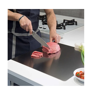 Nouveau planche à découper en acier inoxydable, best-seller, épaisseur 1,5 cm, antidérapante, compatible lave-vaisselle, emballage individuel - Product Image 1