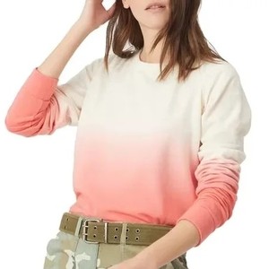Sudadera de Cuello Redondo con Degradado de Color para Mujer, Manga Larga, Tejido de Algodón, Estilo Casual Otoñal - Product Image 2
