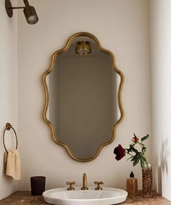 Espejo de Pared Veridian Mist - Espejo con Borde Festoneado - Product Image 2