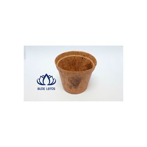 BEST SELLER Pot en fibre de coco écologique |   Pot de culture rond biodégradable et organique pour fleurs - Product Image 1