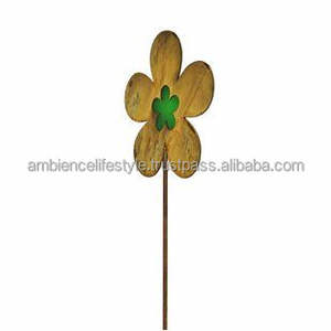 Piquets de jardin décoratifs en fer pour aménagement paysager de cour et pelouse, accessoires de support de plantes d'extérieur résistants aux intempéries - Product Image 5