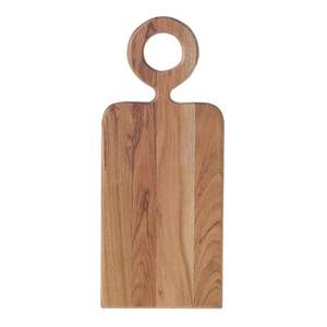 Tabla de cortar de madera natural gruesa para cocina, para cortar verduras, frutas, carne, pan, bloque de carnicero duradero - Product Image 5