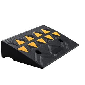 Rampe de trottoir en caoutchouc robuste 15T, hauteur de montée 4,25 po, largeur 11,8 po, longueur 19,7 po, pour allée et trottoir - Product Image 6