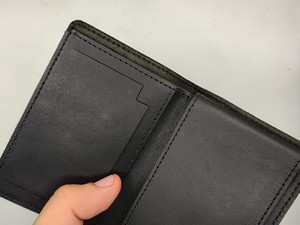 Black Genuine Leather Trifold <b>Wallets</b> For Men Multiple Card Slots Cash Compartment <b>RFID</b> <b>Blocking</b> Slim Pocket Gift Item Products - Product Image 3