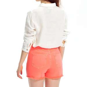 Shorts Premium con Lavado Ácido, 100% Algodón Denim, Logotipo Personalizado OEM, Ropa Urbana Informal de Verano para Hombres, Mujeres y Adolescentes - Product Image 5