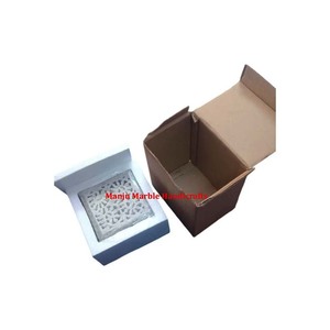 Premium Quality Design Best Customized Pure Natural Soapstone Carving <b>Box</b> With Hand Curved Jali Work For Jewelry Storage Gifts - Product Image 1