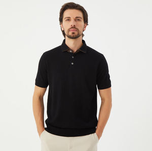 Premium Merino <b>Wool</b> Mens T <b>Shirt</b> Custom Logo Lightweight Breathable Summer Casual Knitwear - Product Image 5