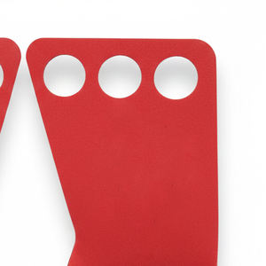 Supports de poignet en cuir véritable à 3 trous pour la gymnastique, la musculation et l'haltérophilie, unisexe - Product Image 4