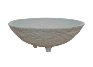 Cuenco de servir de papel maché estilo Art Déco de calidad premium, hecho a mano, decorativo para centro de mesa y regalo, con detalles metálicos. - Product Image 4