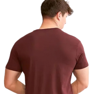 T-shirt Homme Slim Fit Col Rond Manches Courtes Ajusté Décontracté Quotidien Personnalisé Vente en Gros Coton Jersey Basique Haut Vêtement OEM - Product Image 4