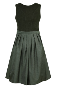 Women's A-Line Midi <b>Dress</b> Sleeveless Scoop Neck Satin With Belt <b>Elastic</b> Waist Casual Daily Wear Solid Color Flared Hem - Product Image 2