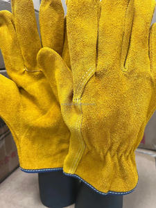 Garden <b>Driver</b> Fishing <b>Gloves</b> Multifunction Custom Logo Safety Cowhide Leather Outdoor Work Winter Non-Slip Full Finger <b>Gloves</b> - Product Image 3