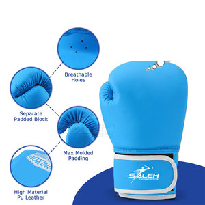 Durable Material Boxing Gloves Featuring <b>Molded</b> Padding Reinforced Thumb Area And Comfortable Wrist Adjustment - Product Image 4