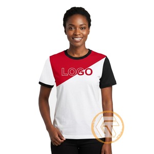 T-shirt décontracté personnalisé pour femmes Delta Sorority, coton jersey respirant de haute qualité, motif uni, manches courtes - Product Image 1