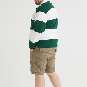 Nouveau Look – Short Cargo Homme Personnalisé avec Logo, 100% Coton Toile Anti-Plis, Imprimé, pour Sport, Jogging, Fitness et Entraînement - Product Image 2