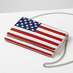 Bolso de Hombro de Cristal con Cuentas Hecho a Mano MS, Regalo de Boda, Cartera de Mano, Bolso Artesanal Moderno y Colorido, Color Personalizable - Product Image 1