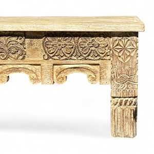 Bancos de Madera Estilo Vintage de la India, Banco de Madera Resistente para el Hogar, Decoración Vintage Combinable - MOQ 1 Contenedor Únicamente - Product Image 5