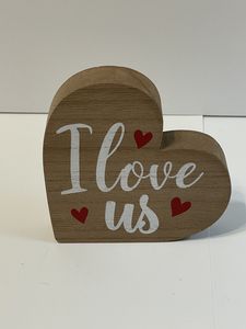 Stylish Wooden <b>Heart</b> Table Centerpiece For Modern Home Decor And Special Occasion Table Decoration - Product Image 6