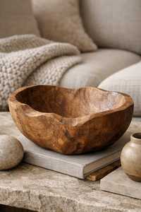 Bol en bois naturel pour la maison et la restauration, fabriqué à partir de coquille de noix de coco naturelle, écologique, bol de qualité supérieure, fabriqué en Inde - Product Image 4