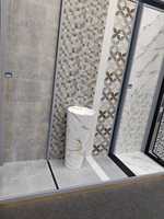 Carreaux muraux en céramique aspect marbre blanc moderne 300x600mm, surface mate antidérapante pour escaliers d'hôpitaux et intérieur de cuisine