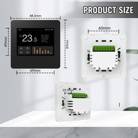 Thermostat intelligent WiFi tuya climatiseur central HVAC contrôleur et contrôleur de chauffage pour intérieur maison hôtel bureau restaurant