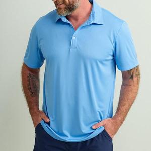 Polo de Alto Rendimiento para Hombre, Mezcla de Poliéster y Spandex, Personalizado al por Mayor, con Estampado Floral, para Golf y Actividades al Aire Libre - Product Image 2
