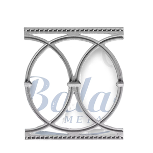 Piezas de Puerta Ajustables Modernas sin Marco de Hierro Fundido CI, Moldeadas en Arena, Acabado Super Shot Blast, Altamente Pulido, Arquitectónico - Product Image 1