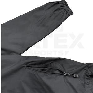 Chaqueta Deportiva con Capucha y Diseño Personalizado, Estampada, de Color Sólido, Estilo Urbano, Ligera y Transpirable - Product Image 4