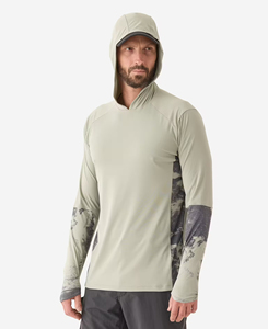 Sudadera con Capucha Personalizada para Hombre, Manga Larga, Estilo Raglán, Estampado de Camuflaje, Secado Rápido, Tejido de Punto, Corte Regular, Ropa Casual de Verano, 160 g - Product Image 2