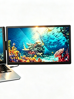 Livraison rapide, moniteur portable 15,6 pouces 1080P FHD IPS P5, ultra-fin, double écran, extension d'écran pour ordinateur portable, plug-and-play, bureau professionnel