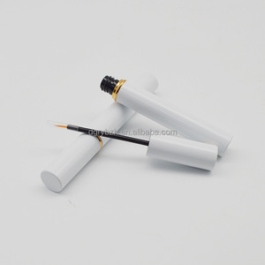 Botella de líquido para crecimiento de <span class=keywords><strong>pestañas</strong></span> blancas recicladas ecológicas, 3G, 3ml, suero líquido para crecimiento de máscara, embalaje de tubo de aluminio con cuello dorado - Product Image 4