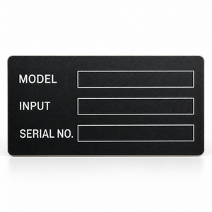 Plaques signalétiques métalliques gravées personnalisées pour l'identification des équipements industriels – Fabrication OEM - Product Image 2