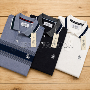 เสื้อโปโลผ้าโพลีเอสเตอร์ตาข่ายระบายอากาศดีจากโรงงานในบังคลาเทศ  สินค้าล้นสต็อก ลดราคา ขายส่งจำนวนมาก เสื้อโปโลผู้ชาย - Product Image 3