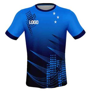 Unisex Sublimation Football Jerseys Polyester Bulk Oversized Blank Heat Transfer Customized <b>Design</b> Your Own Printing LOGO Quick - Product Image 2