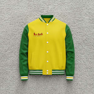 Chaqueta Universitaria de Invierno para Hombre, Nueva, de Alta Calidad, 100% Algodón, Cuello Alto, Ecológica, Reversible - Product Image 1