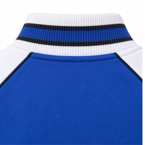 เสื้อแจ็คเก็ตวอร์มอัพ Zeta Blue Air Tech Fleece พรีเมียม แบบซิปเต็มตัว สไตล์วาร์ซิตี้ ปักลายสมาคมนักศึกษากรีก เหมาะสำหรับฤดูหนาว - Product Image 5