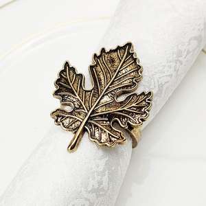 Anillos de Servilleta de Metal de Lujo para Decoración de Mesa de Comedor, Elegantes Porta Servilletas para el Hogar, Hotel y Bodas - Product Image 2