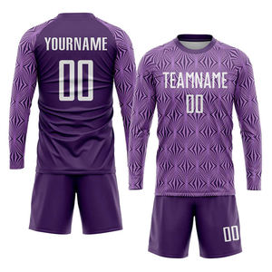 Top Trending Custom Sublimation Printed Soccer Uniforms 100% Polyester Fabric Crew <b>Neck</b> Oversize Training Wear Soccer Uniform - Product Image 3