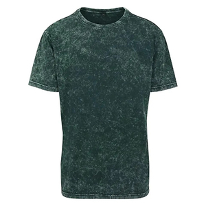 Camisetas de Manga Corta con Lavado Ácido al por Mayor, Estilo Urbano Hip Hop, 100% Algodón, con Logotipo - Product Image 5