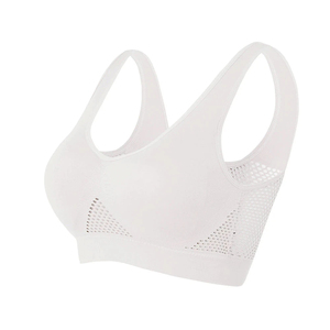 Sujetador Deportivo para Mujer de Nailon y Spandex Ecológico de Primera Calidad de Saleh Enterprises, Talla Grande, Resistente al Viento, Antibacteriano, Sin Costuras, con Efecto Push-Up - Product Image 2