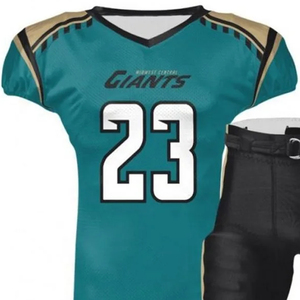 Uniforme de football américain sublimé sur mesure, anti-boulochage, respirant, maillots de football professionnels pour les matchs - Product Image 2