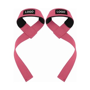 Correas de levantamiento de nylon con diseño antideslizante para levantamiento de pesas, entrenamiento en gimnasio, entrenamiento de peso muerto, dominadas y fuerza. - Product Image 1