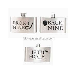 Petaca Rectangular de Acero de Bolsillo con Monograma Personalizado, Triple Función, Diseño Elegante y Resistente, Ideal para Amantes del Bourbon - Product Image 2