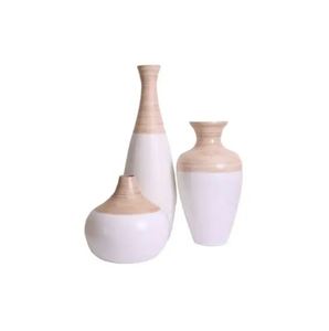 แจกันดอกไม้ไม้ไผ่ราคาถูกสำหรับตกแต่งบ้าน ดีไซน์หลากหลาย คุณภาพสูง ผลิตด้วยมือจากโรงงานในเวียดนาม - Product Image 6