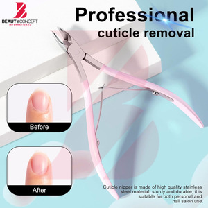 ที่ตัดเล็บด้ามจับสีชมพู, ผลิตภัณฑ์อินเทรนด์ล่าสุด ที่ตัดหนังกำพร้า ใบมีดสแตนเลสคมกริบ อุปกรณ์ทำเล็บมือและเล็บเท้าเพื่อความงาม - Product Image 5