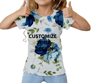 Vêtements d'été de luxe pour enfants, uniforme scolaire imprimé numérique 3d super doux, t-shirt décontracté pour garçons et filles, fournisseurs en vrac - Product Image 3