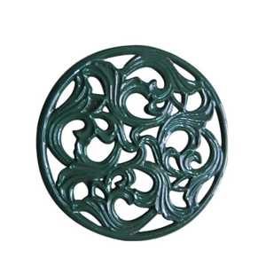Modern Silver Tree of Life Metal Trivet Nature Design Heat Resistant Pot Stand Heavy Duty Polished Kitchen <b>Table</b> <b>Protector</b> - Product Image 6